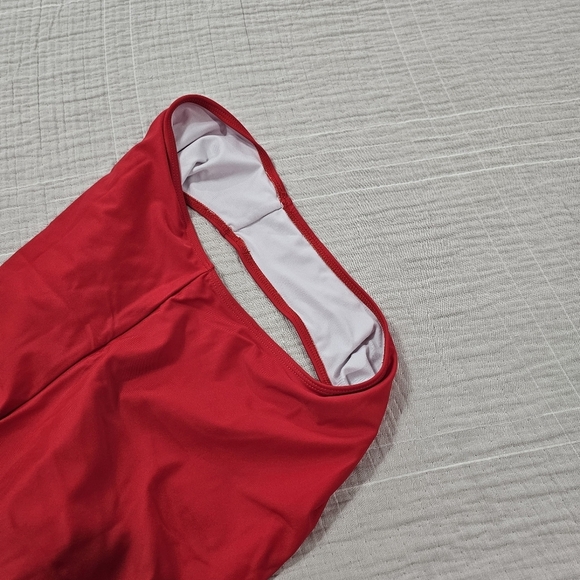 Bellecarrie Retro 80s/90s One Piece High Cut Low Back Swimsuit Size Large - Picture 10 of 11